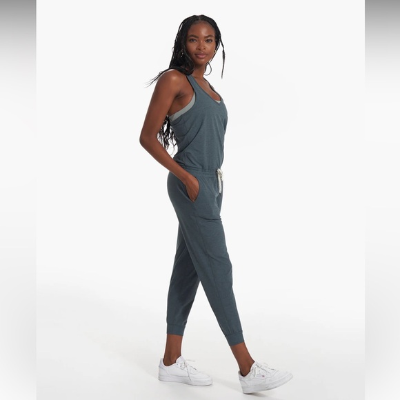 Vuori Lux Jumpsuit sz S
Color: Stone Heather - Picture 3 of 11